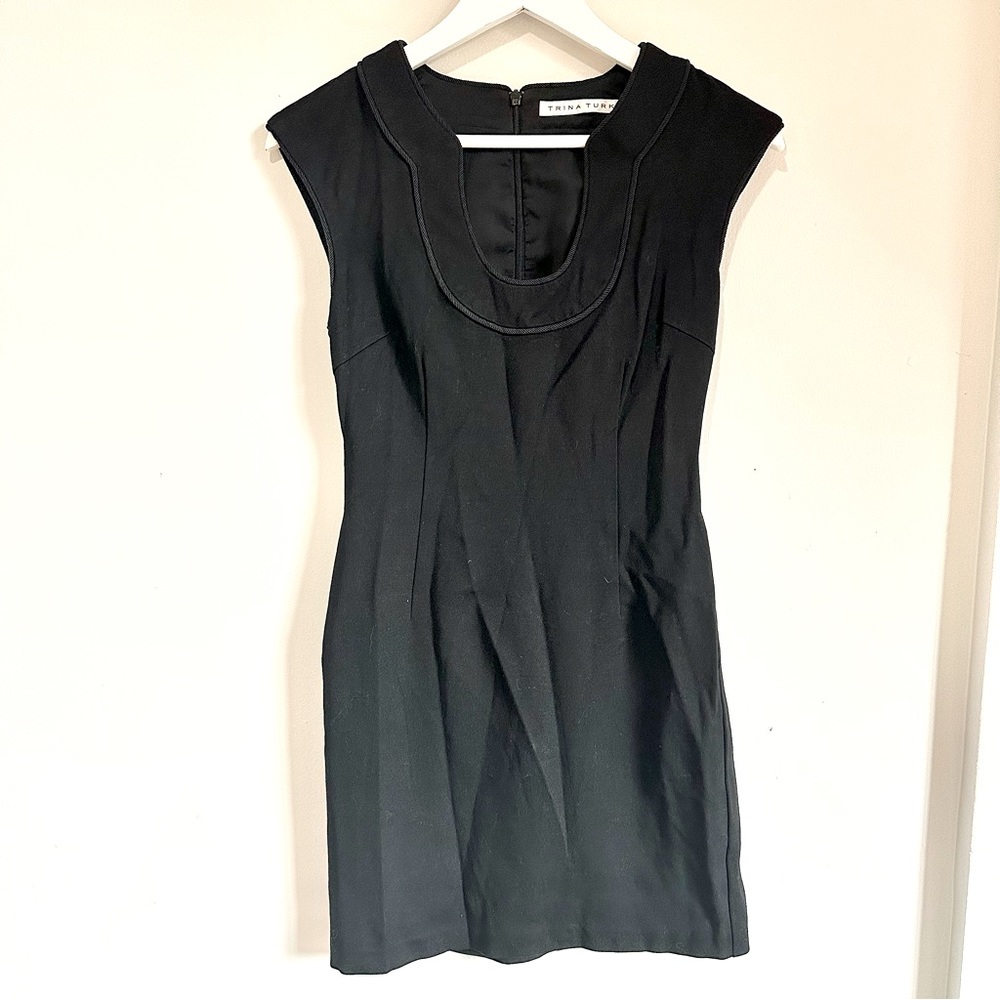 Trina Turk Sheath Dresses | Trina Turk Designer Black Dress | Little Black Dress